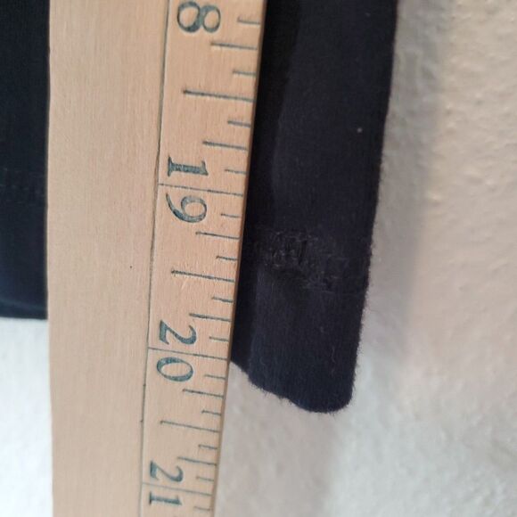 Old Navy Capris Womens Sz Small Black Do a Little Yoga Rollover Foldover Y2K - Picture 8 of 13